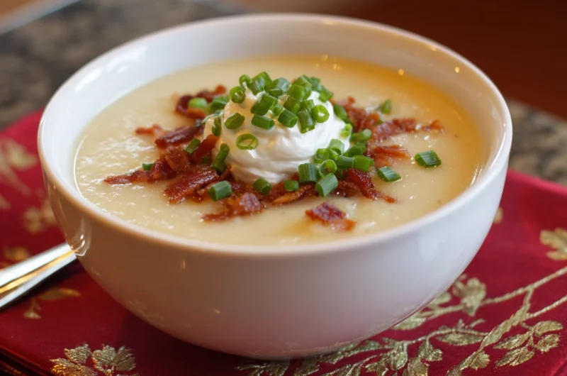 Crock Pot Loaded Baked Potato Soup Recipe