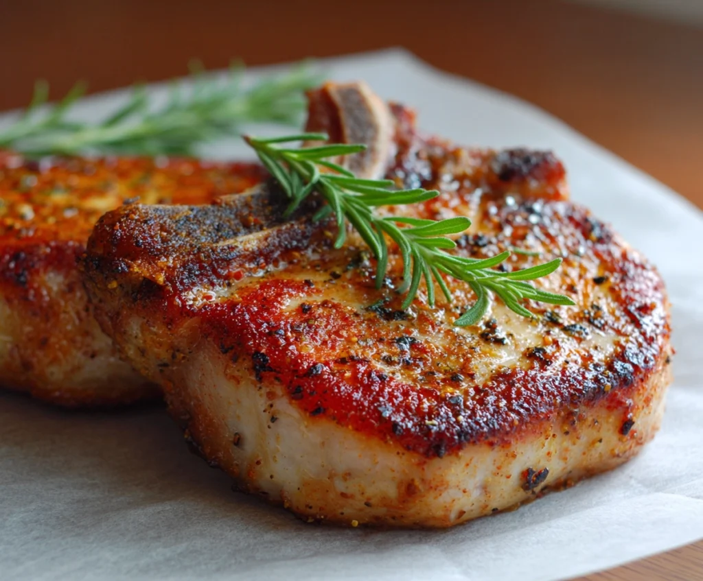 Oven Bone In Pork Chop