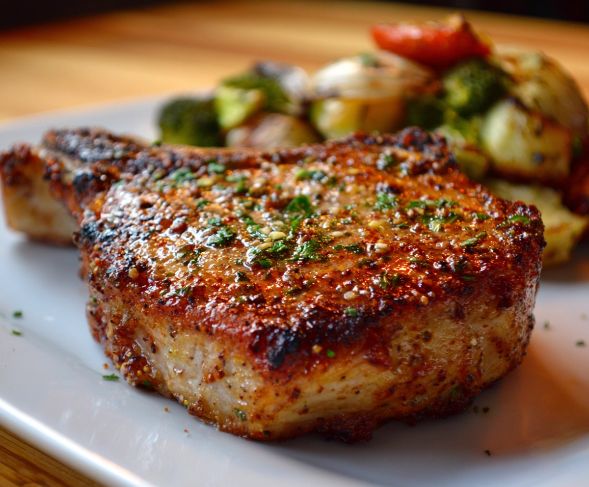 Oven Bone In Pork Chop