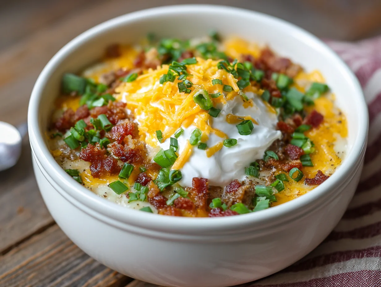 Slow Cooker Loaded Baked Potato Soup