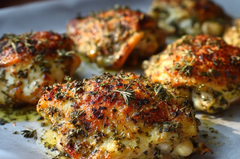 Oven Baked Chicken Thighs Recipe