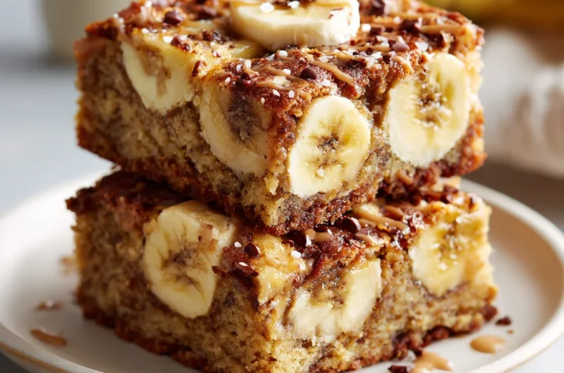Easy Banana Banana Bread Brownies Recipe