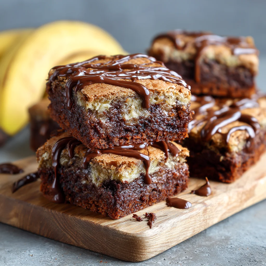 banana bread brownies Recipe