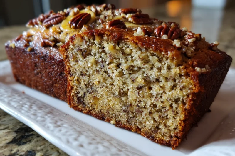 Simple Moist Banana Nut Bread