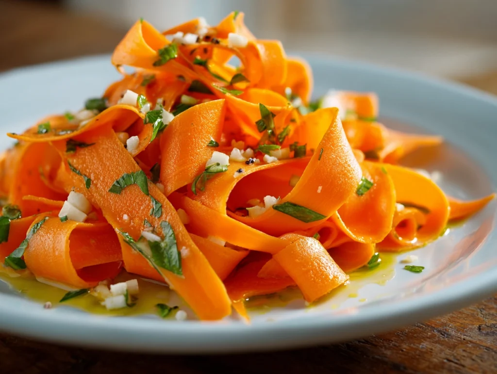 carrot ribbon salad