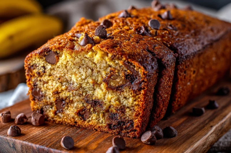 Delicious Chocolate Chip Banana Bread
