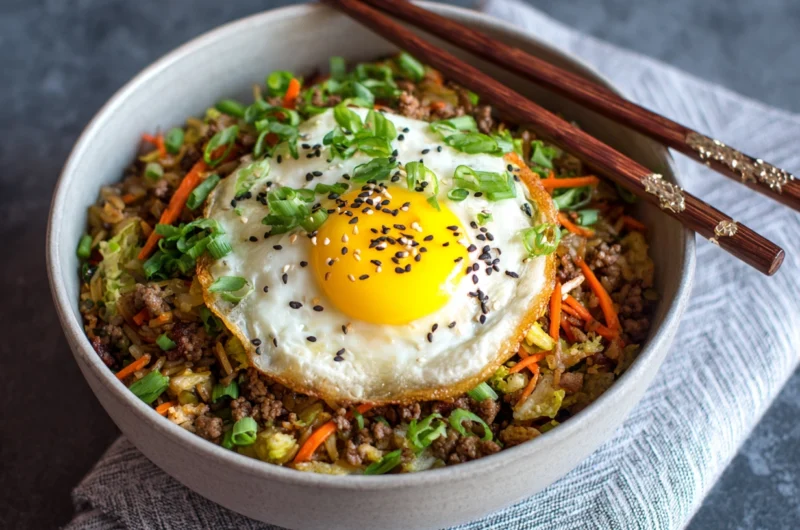 Healthy Egg Roll In a Bowl Recipe