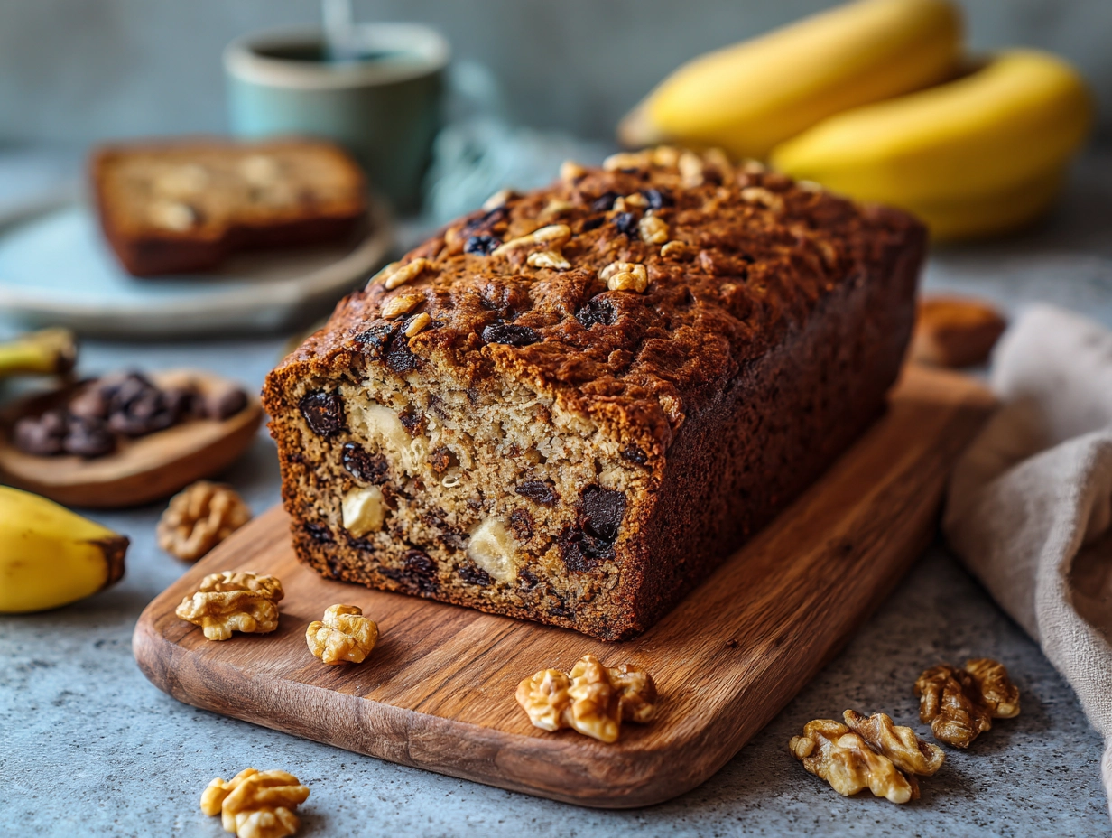 healthy banana bread