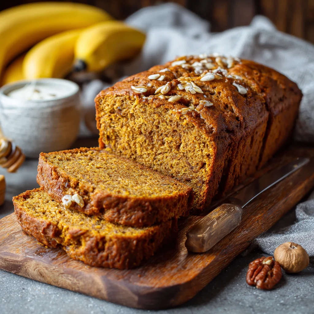 pumpkin banana bread