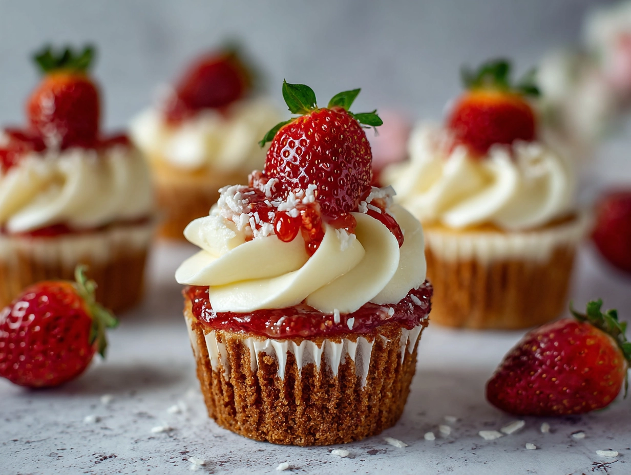 Strawberry Cheesecake Cupcakes