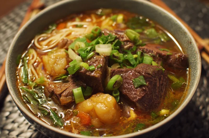 Beef Noodle Soup Recipe