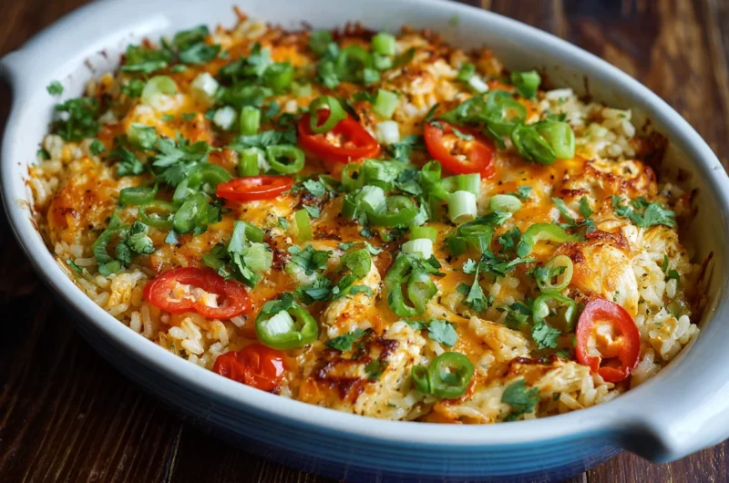 Cheesy Chicken And Rice Casserole Recipe
