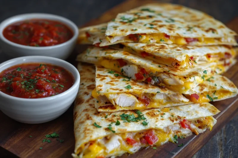 Easy Chicken Quesadilla Recipe