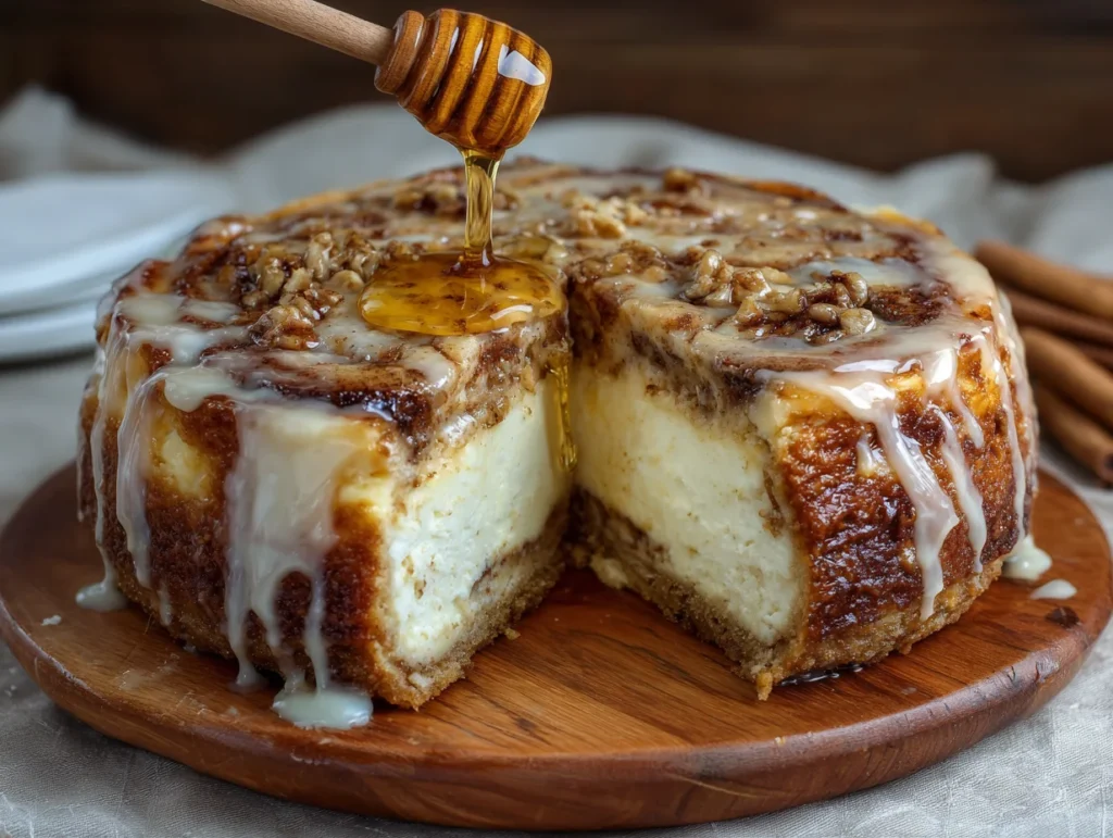 cinnamon roll cheesecake