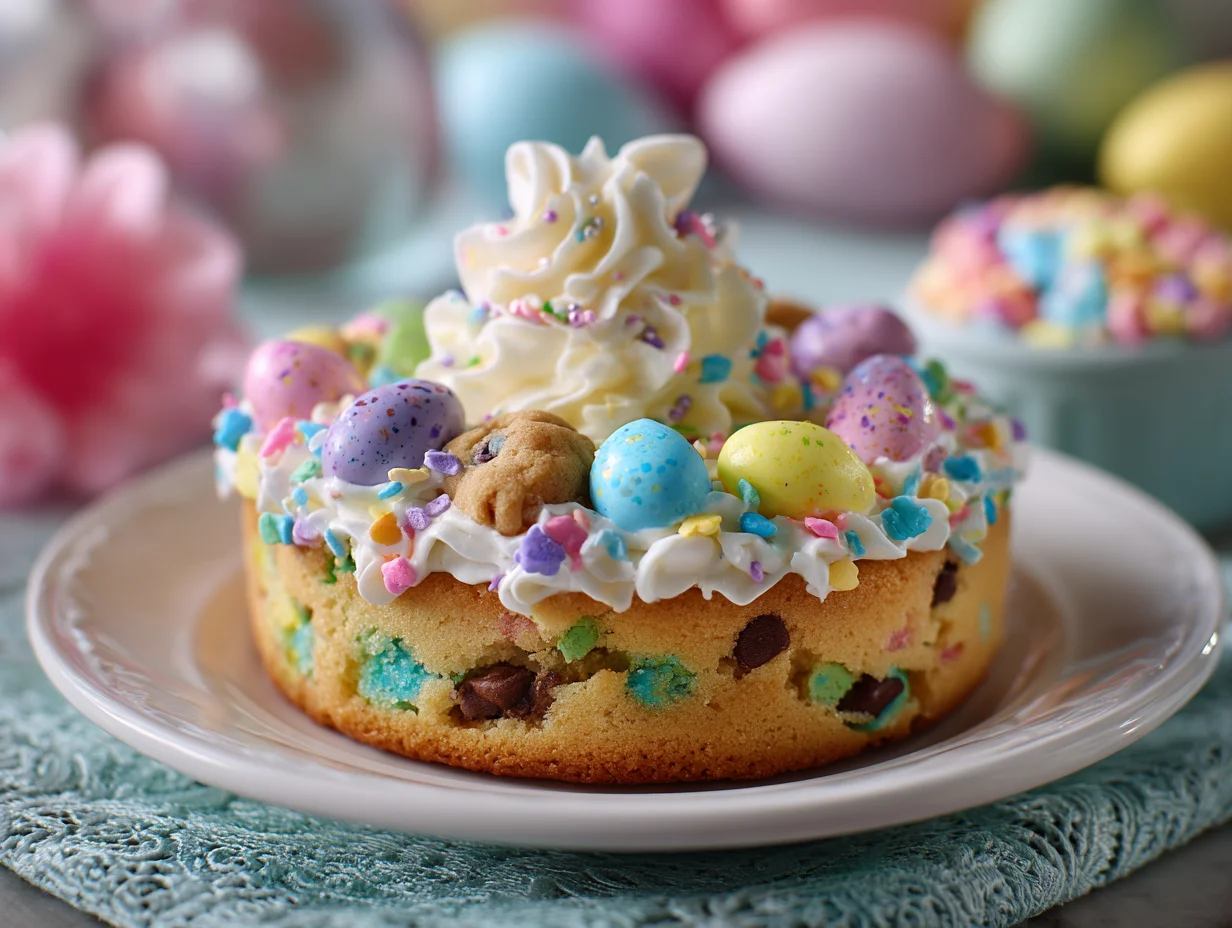 easter cookie cake