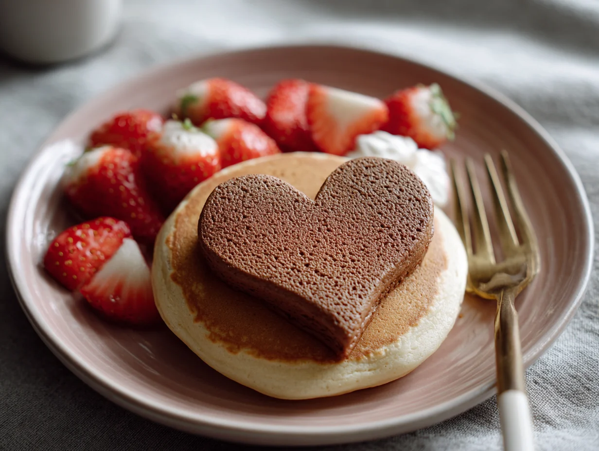 easy heart shaped pancakes