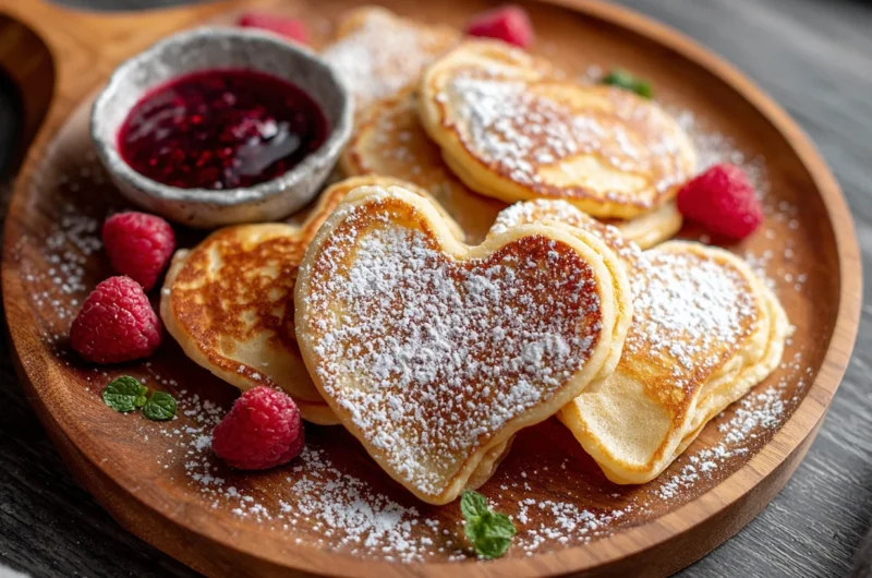 Easy Heart Shaped Pancakes Recipe