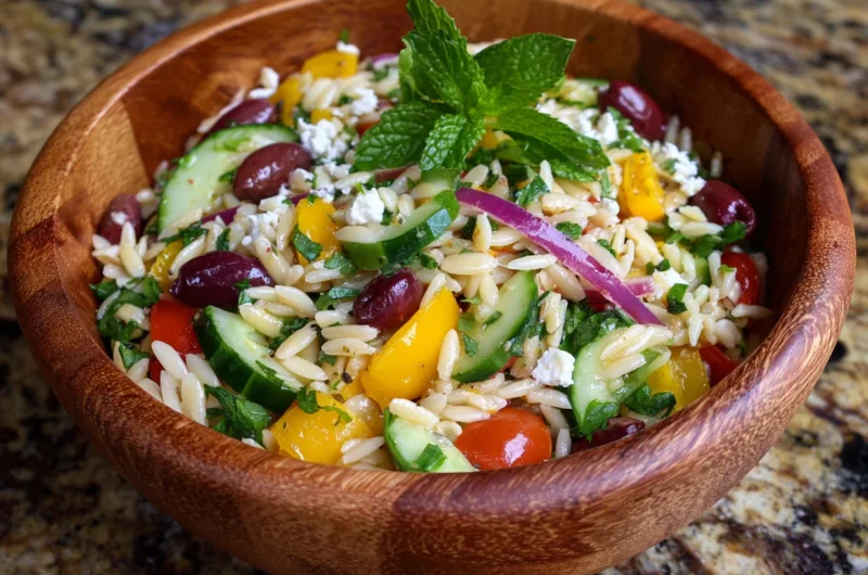 Mediterranean Orzo Salad Recipe