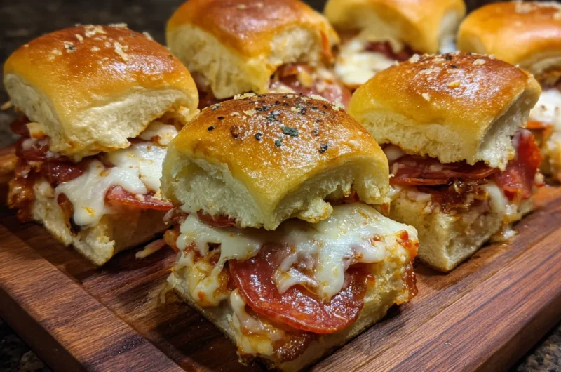 Pizza Sliders Hawaiian Rolls Recipe
