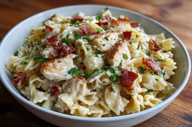 Chicken Bacon Ranch Pasta