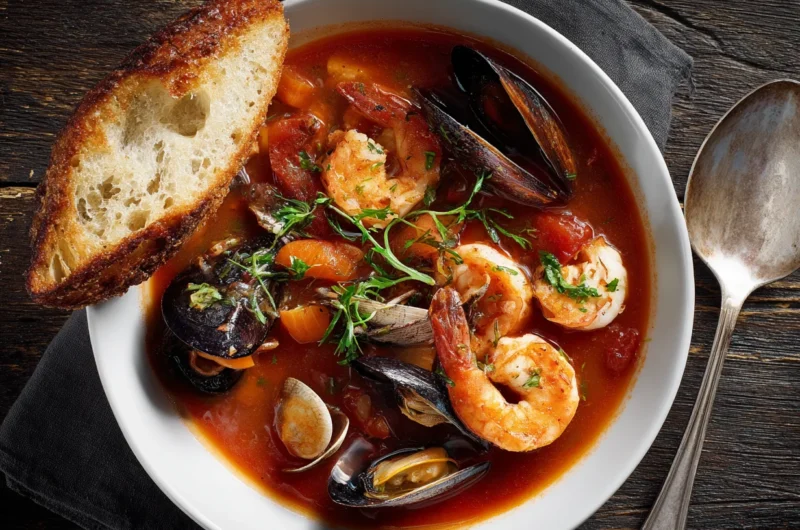 Easy Ciopinno Seafood Stew Recipe