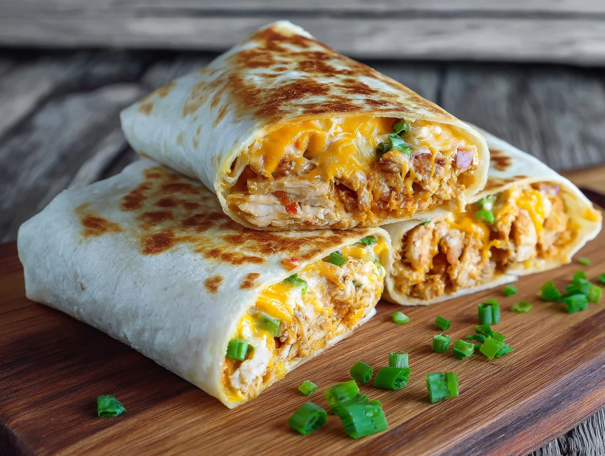 Cheesy Chicken Wraps