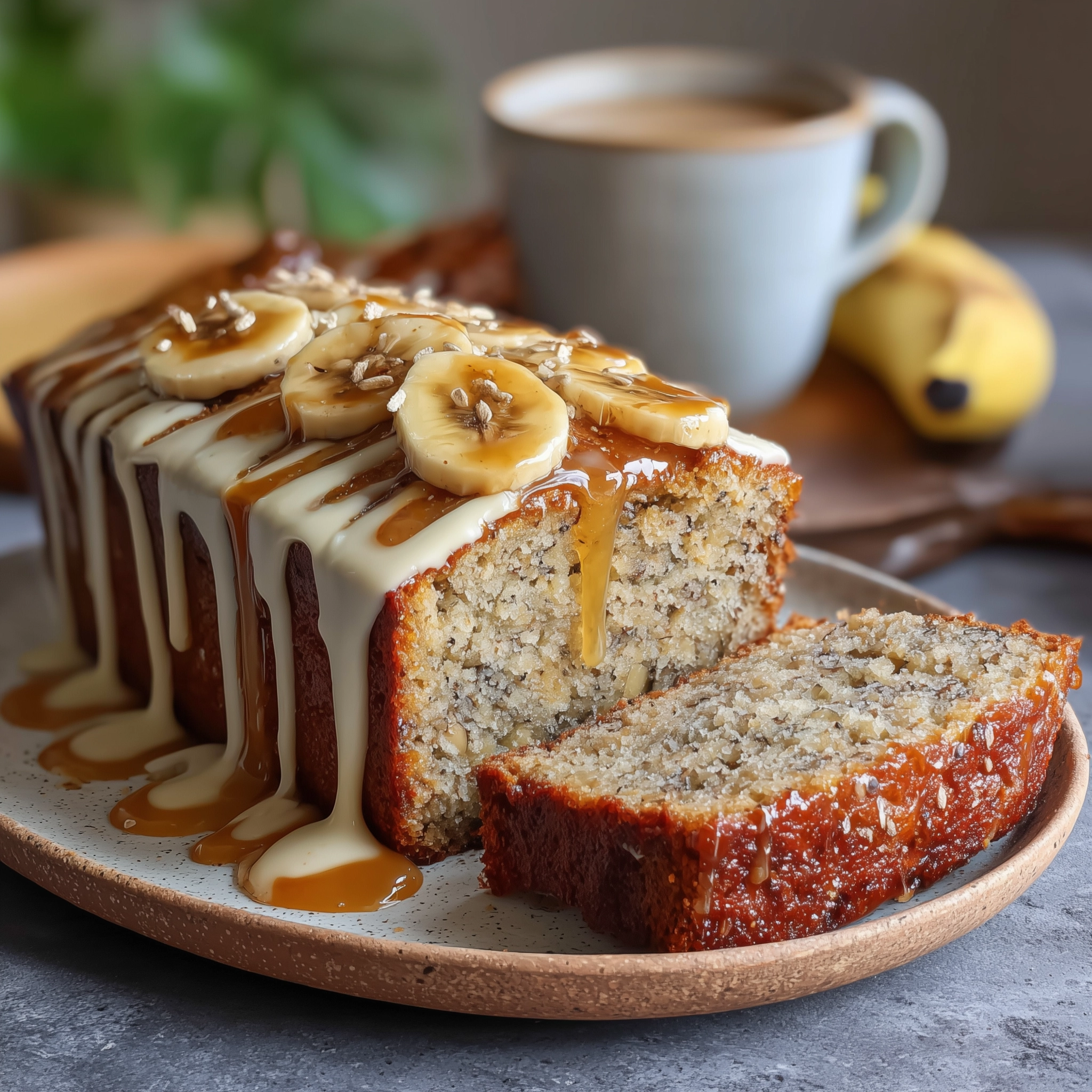 Creamy Banana Bread Cake