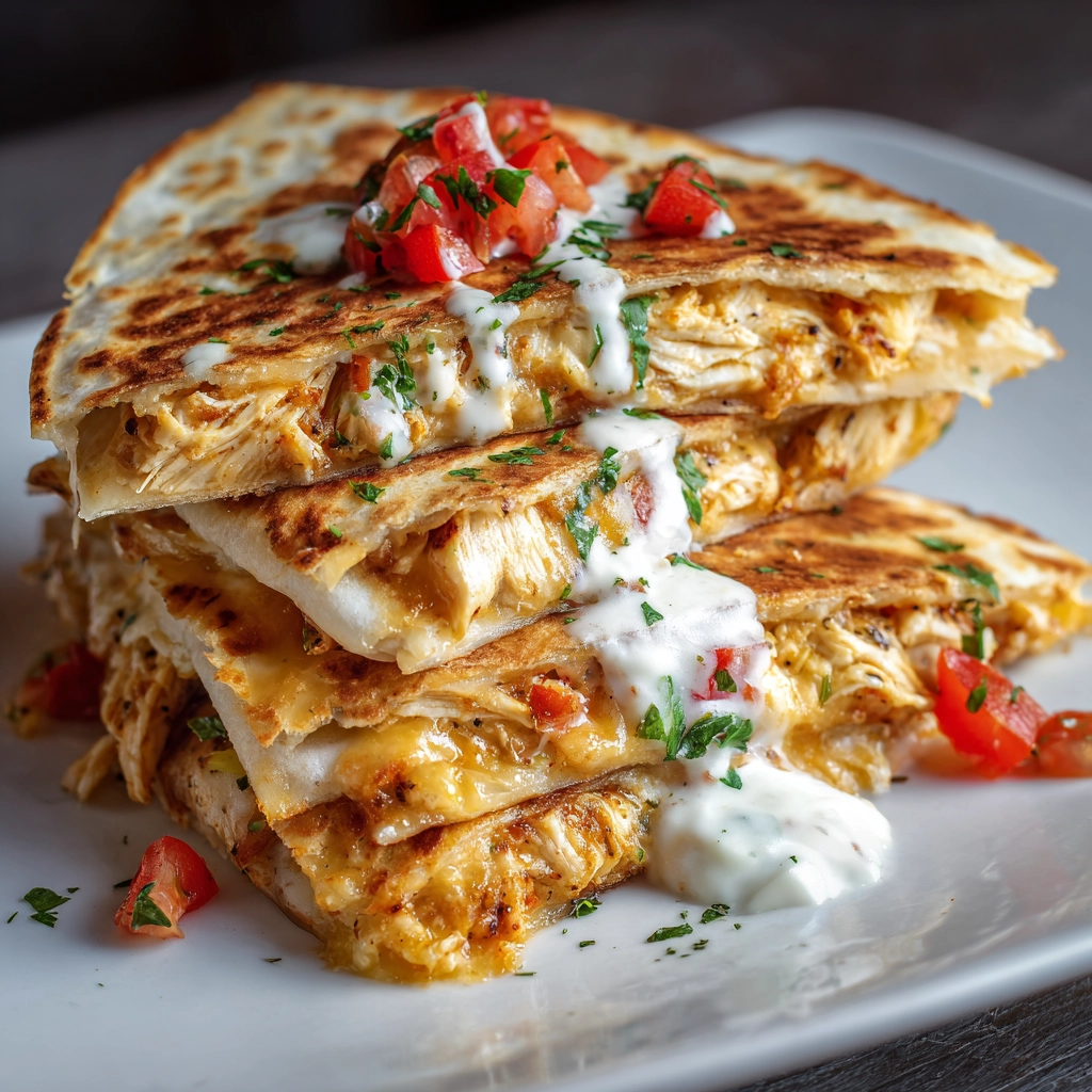 Creamy Chicken Quesadilla