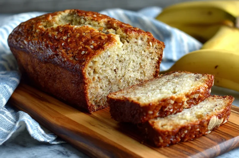 Easy Greek Yogurt Banana Bread