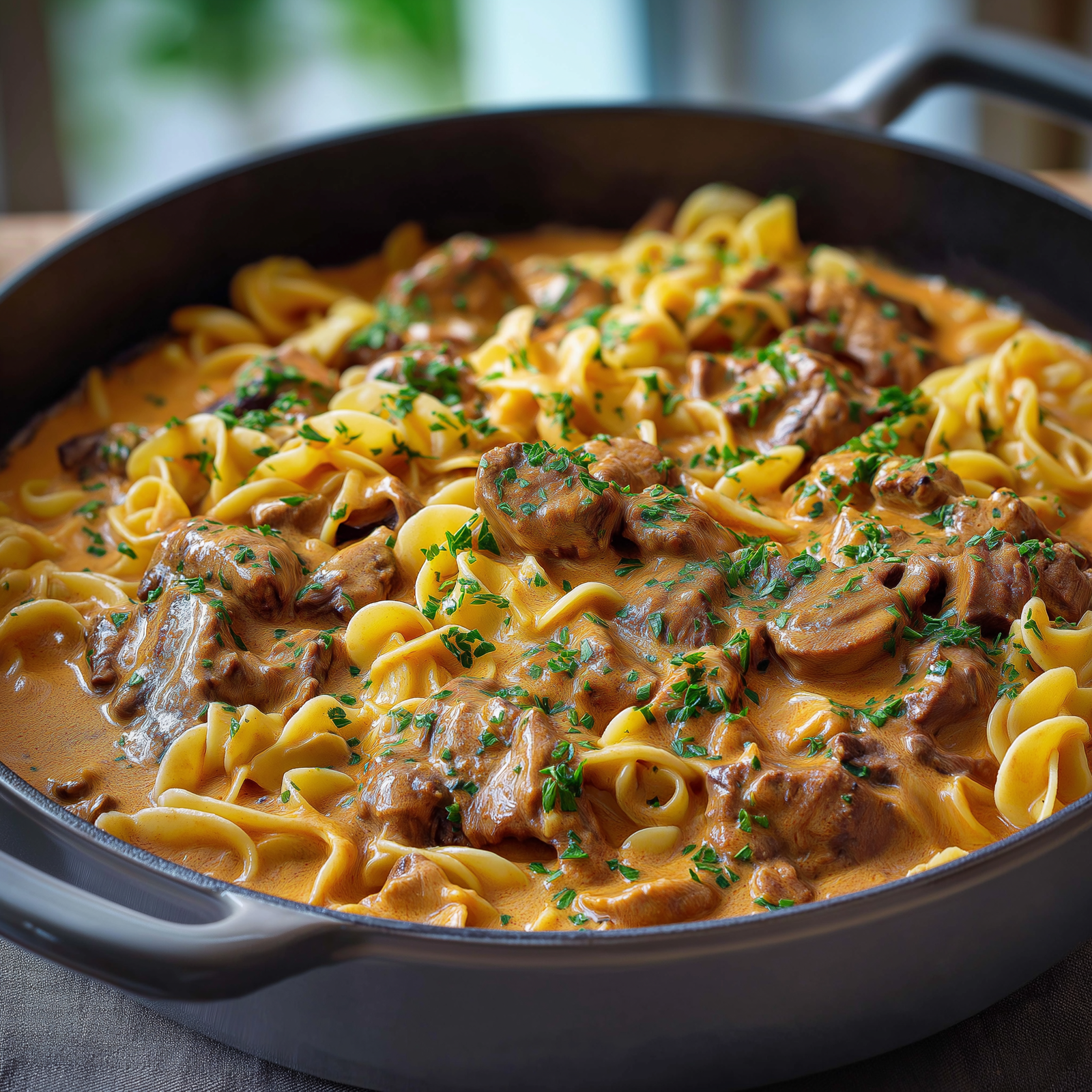 Ground Beef Stroganoff