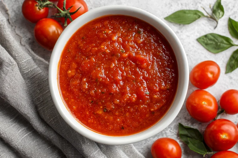 Classic Marinara Sauce Recipe with Fresh Tomatoes