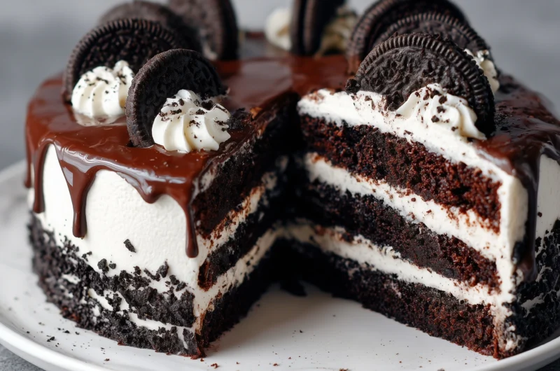 Soft and Moist Oreo Cake Recipe