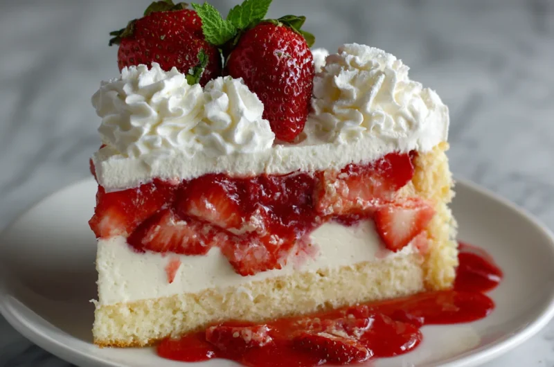 Strawberry Shortcake Cheesecake Recipe – Quick, Sweet, and Irresistible