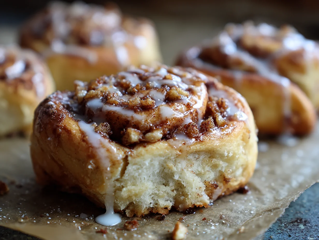 banana bread cinnamon rolls