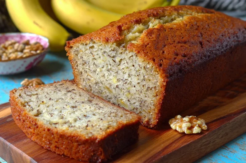 Classic Banana Cake Recipe with Simple Ingredients