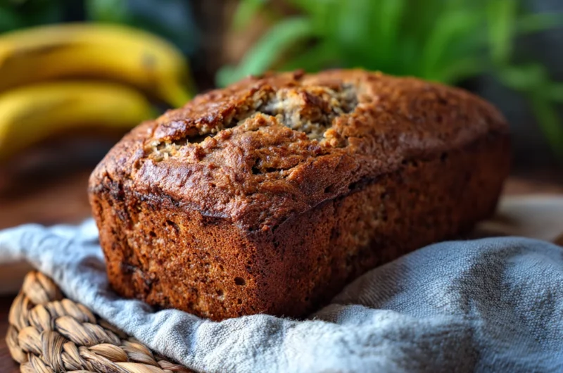 Easy Brown Butter Sourdough Banana Bread Recipe