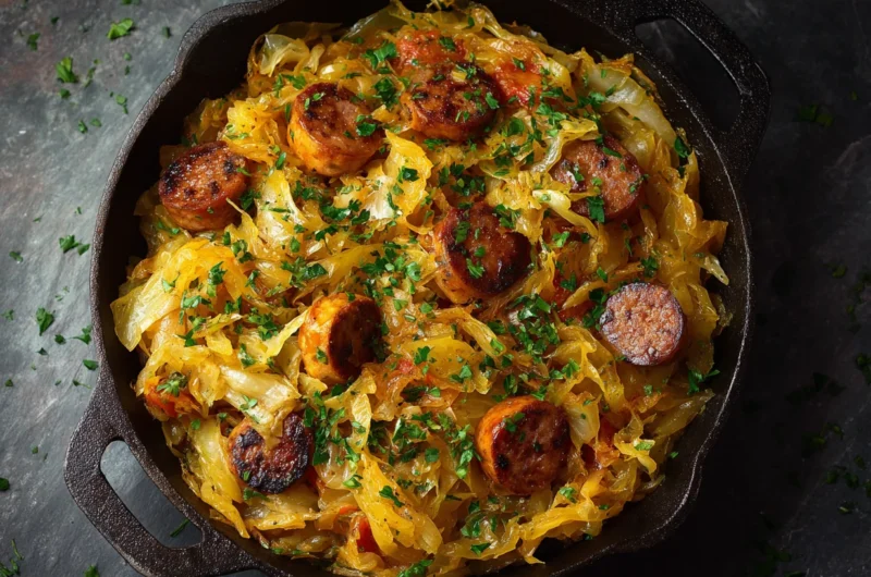 Cabbage and Sausage Recipe – Quick 30 Minute Dinner