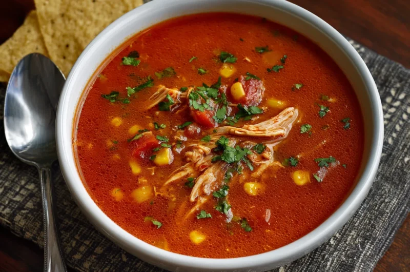 Classic Chicken Tortilla Soup Ready in Just 30 Minutes