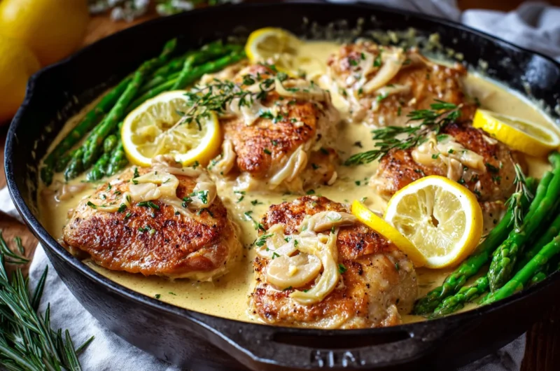 Creamy Garlic Lemon Chicken Recipe Rich Delicious Sauce