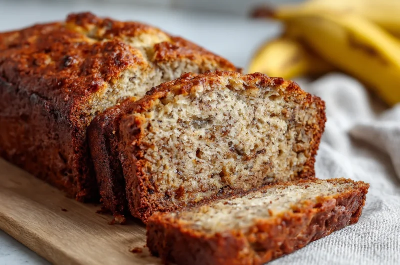 The Easiest One Bowl Banana Bread Recipe