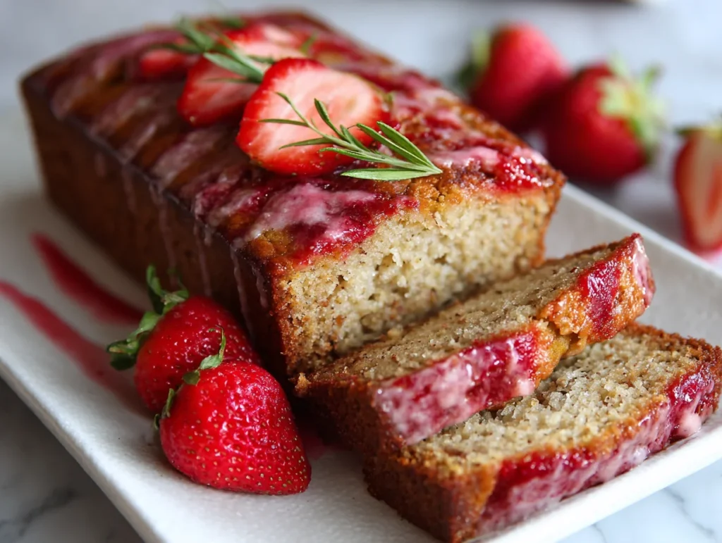 strawberry banana bread