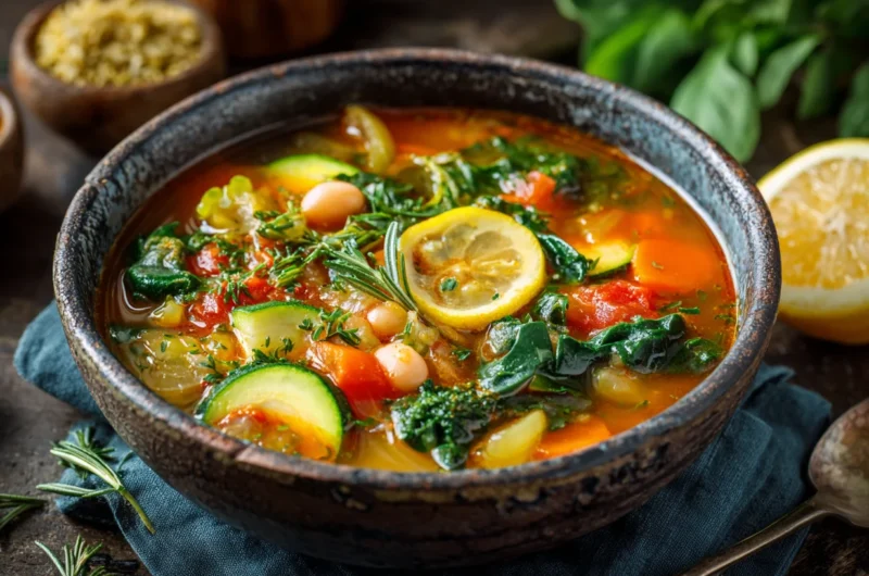 Fresh and Nutritious Vegetable Soup Recipe