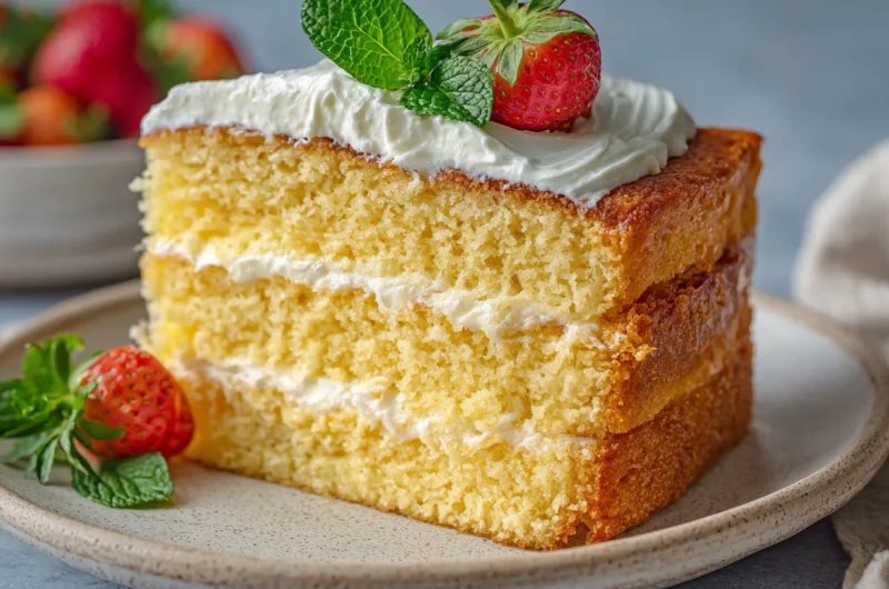 Homemade Yellow Cake Recipe