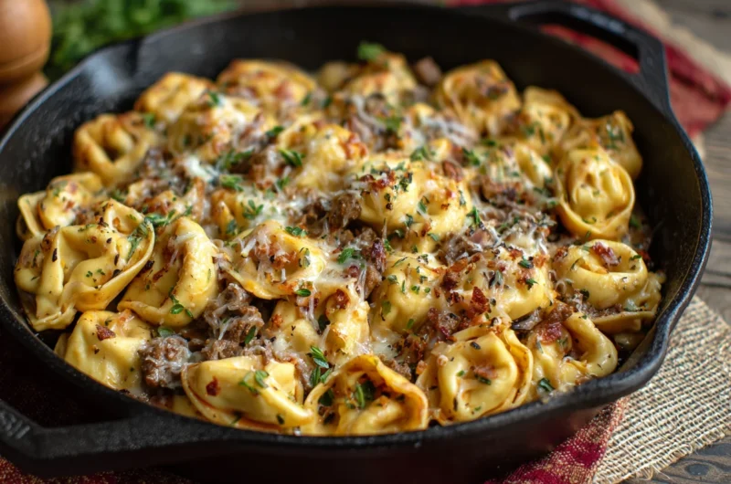 Homemade Cheesesteak Tortellini Recipe