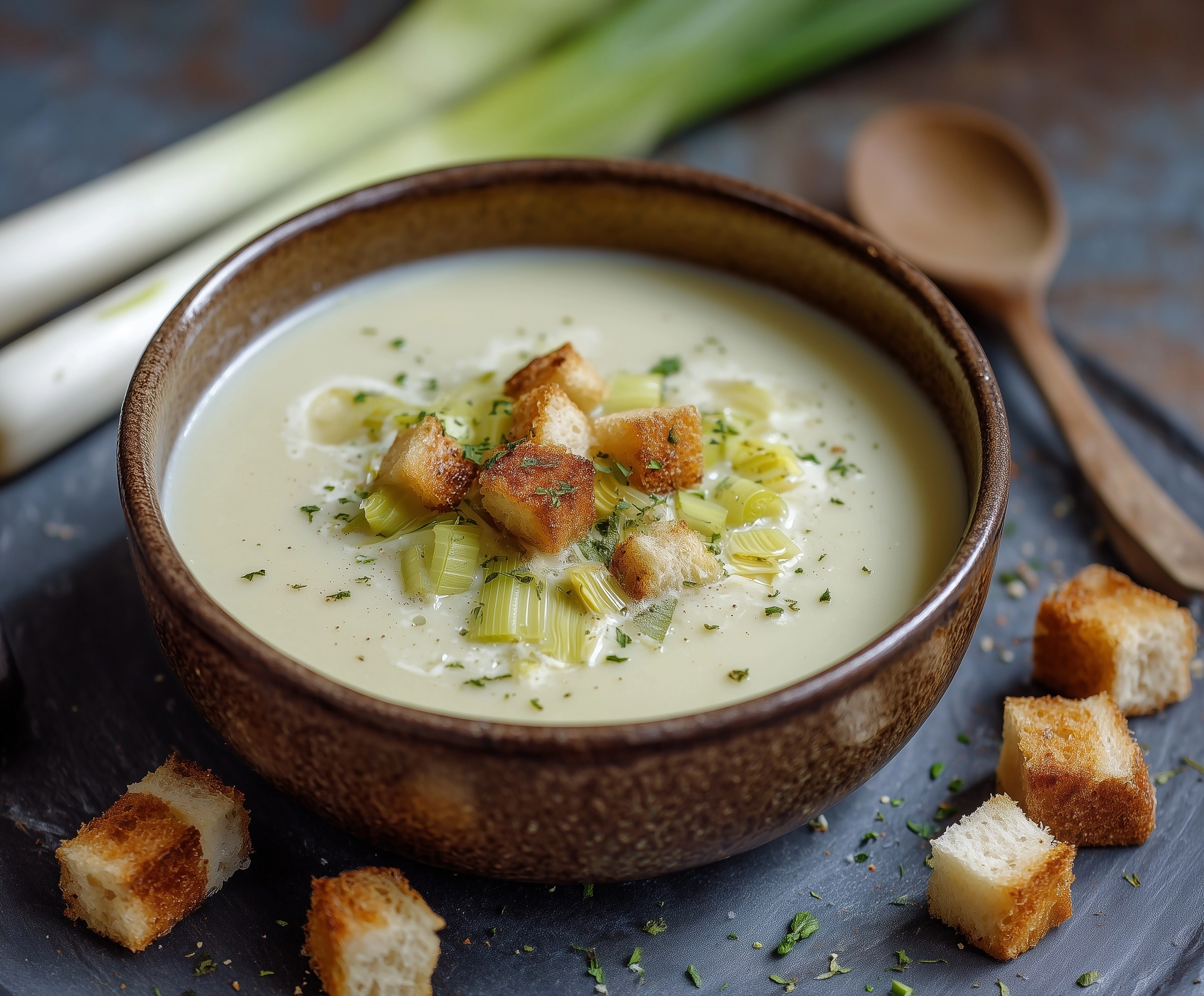 Creamy Potato Leek Soup Recipe