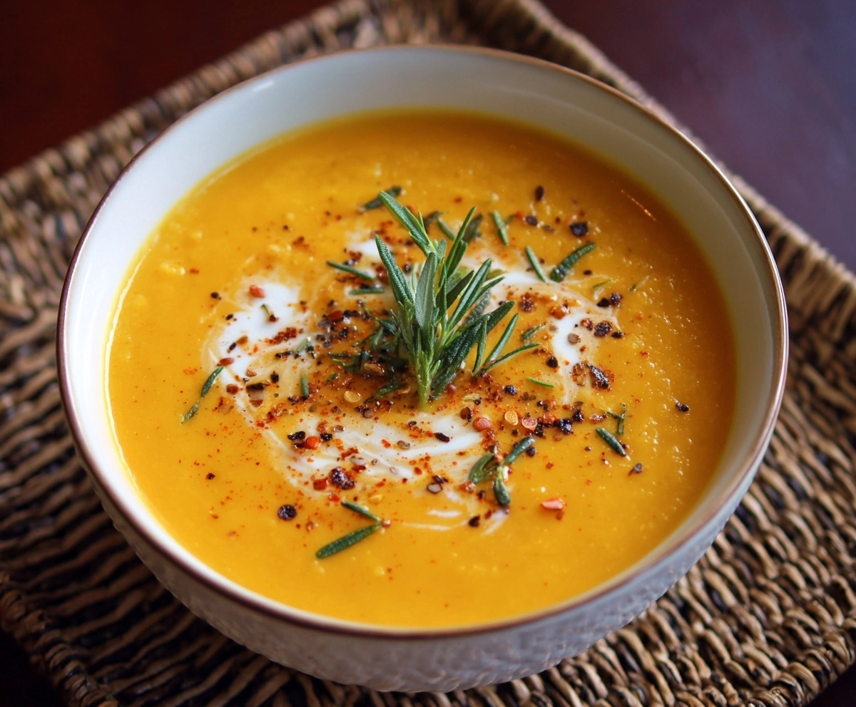 Creamy Roasted Butternut Squash Soup Recipe