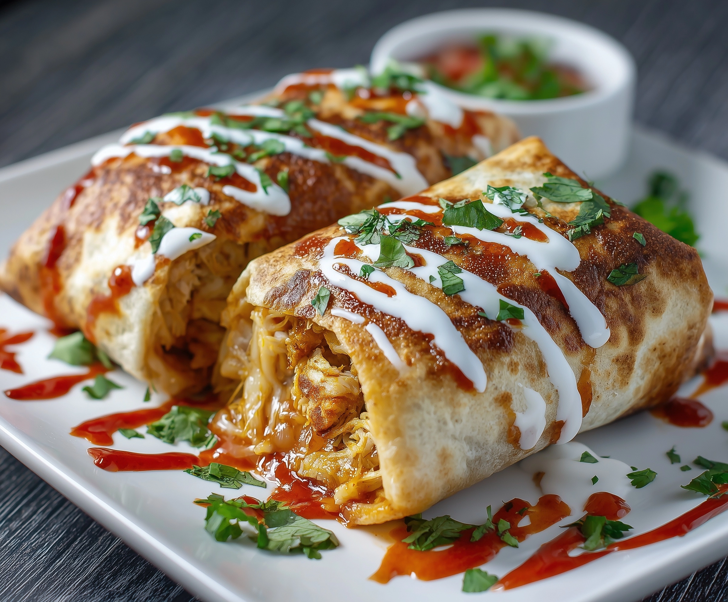 Crispy Chicken Chimichangas Recipe