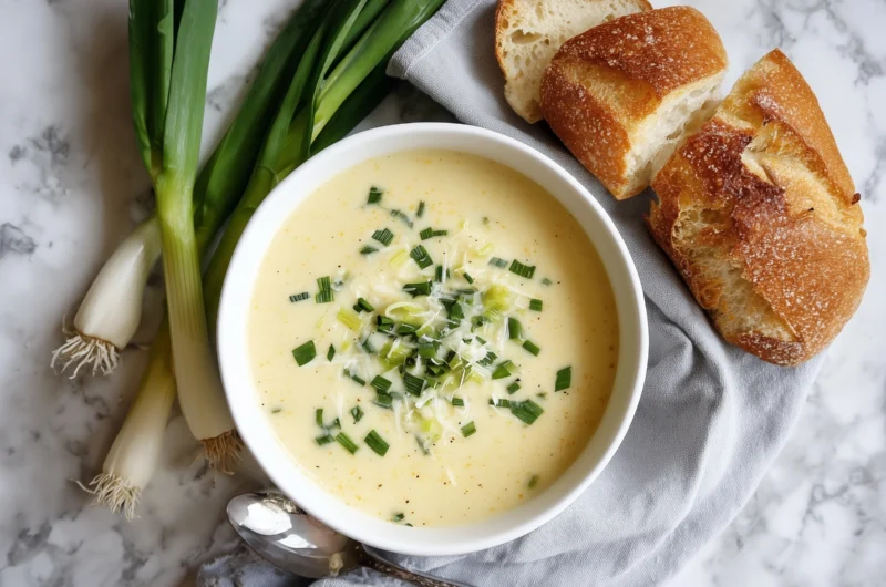 Creamy Potato Leek Soup Recipe