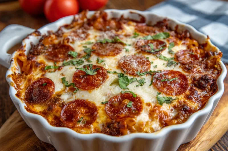 Easy Sausage Pizza Casserole Recipe