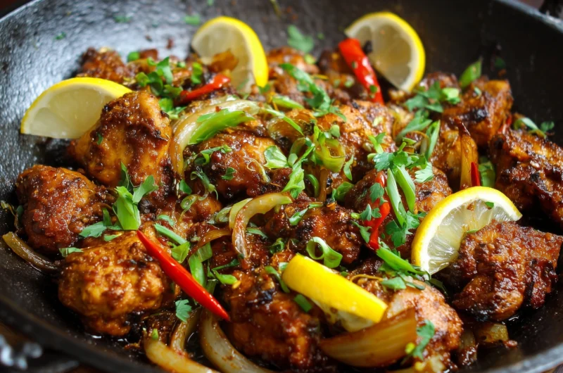 Easy Savory Black Pepper Chicken Recipe